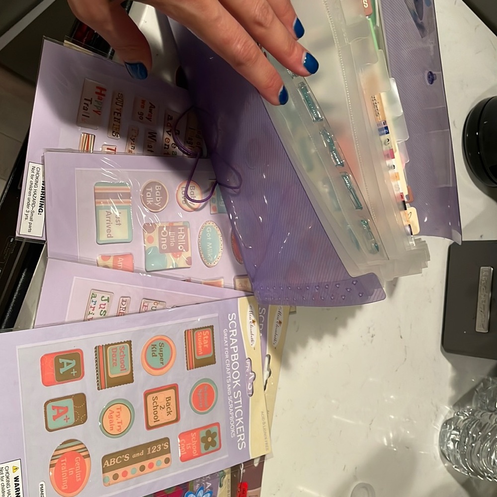 Entire lot of scrapbooking items